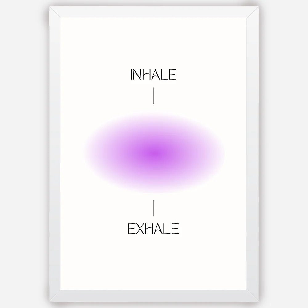Inhale, Exhale - Wall Art A3 Size Photo Frame (297 x 420 mm)