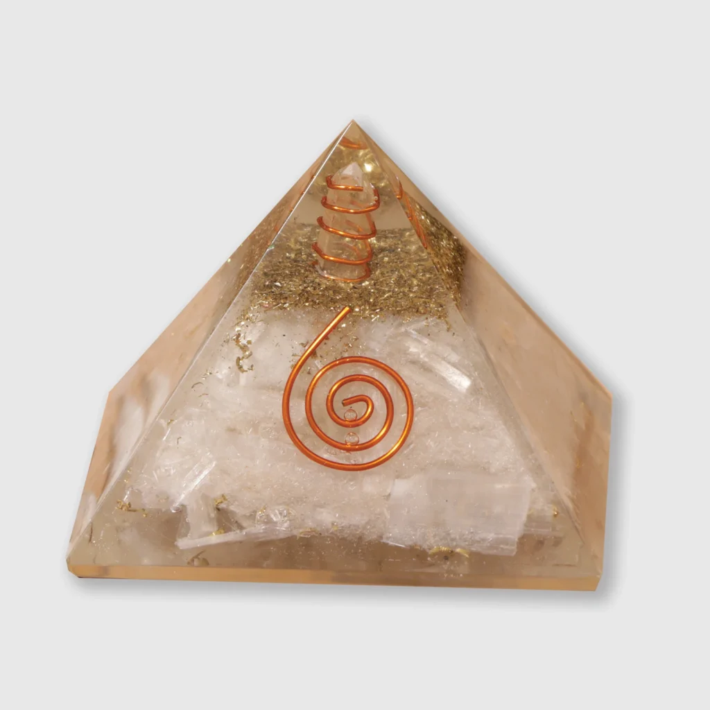 Orgone Selenite Pyramid