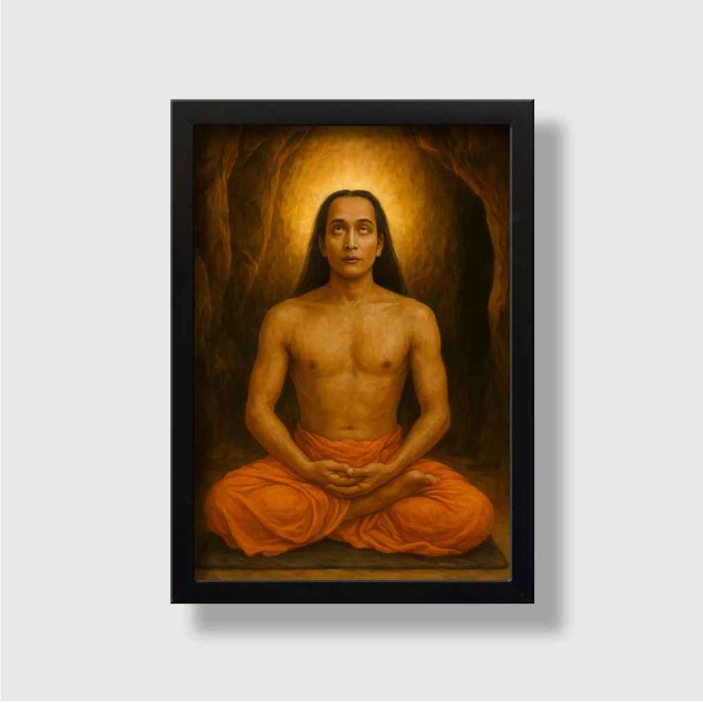 Mahavatar Babaji | Kriya Yoga Master | Powerful Photo Frame | A3 | A4 | 6x8 inch