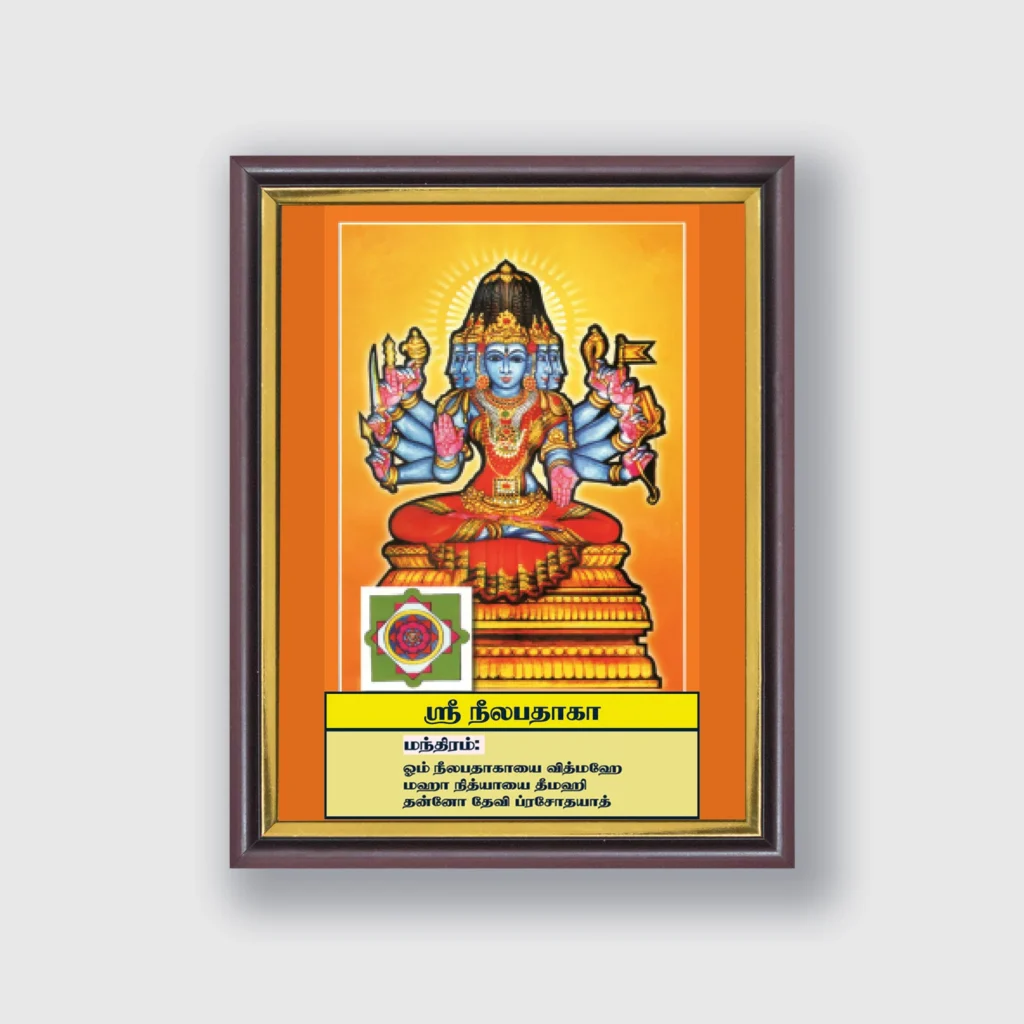 Sri Nilapataka | Thithi Devathai | Energized Powerful Photo Frame | 6x8 inch